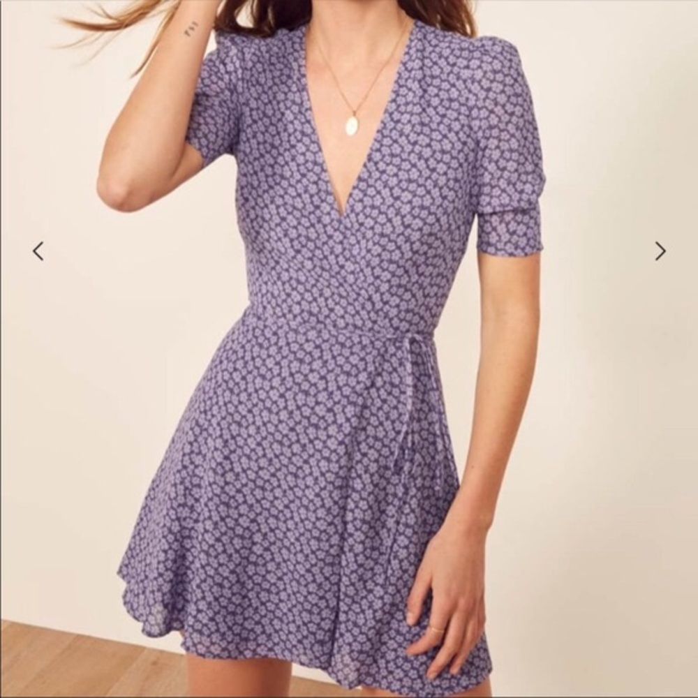 NWT Reformation Lucky Dress Argentina Purple